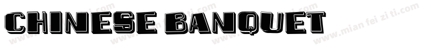 Chinese banquet字体转换